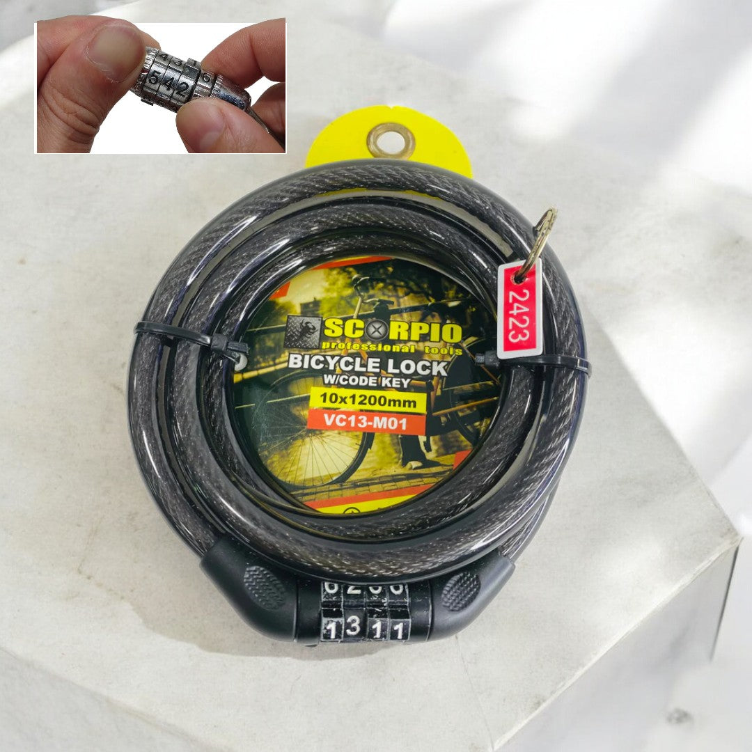 CANDADO CON CLAVE PARA BICICLETA CANDADO CON CLAVE PARA BICICLETA